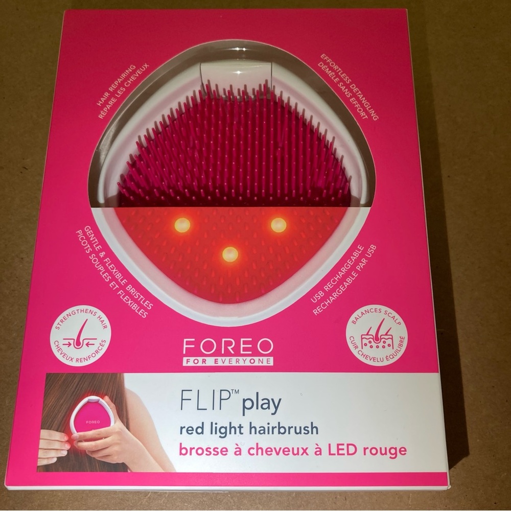 Foreo FLIP play red light hairbrush